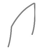 Door glass seal Subaru 63527AL10A