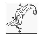 Front fender liner Subaru 59110AL05A