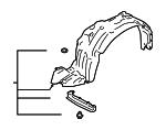 59110SG001 Subaru Fender Liner