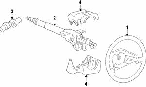 34341AL04BVH Subaru Column Cover