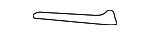 57708SG000 Subaru Molding