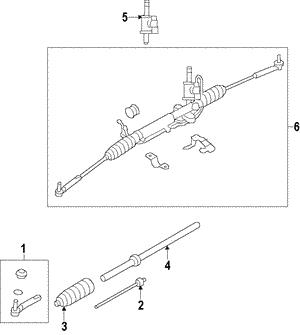 Subaru 34110FG032 Steering Gear 34110FG032 34110FG032 Subaru Steering Gear