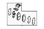 Subaru 26296VA050 Brake Pads 26296VA050 26296VA050 Subaru Brake Pads