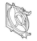 Radiator diffuser Subaru 45122SJ000