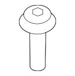 61317682091 BMW Self tapping screw