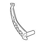 Pull Strap Panel Support Bracket BMW 51 41 6 969 406