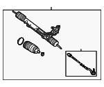 BMW 32 10 6 791 050 Steering rack with EPS 32106791050