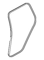 51727468930 BMW Door Weather-Strip