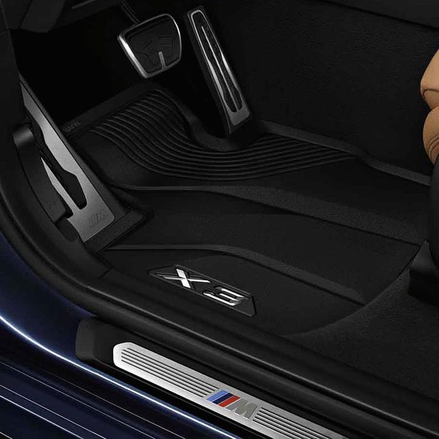 BMW Floor mats, front BMW X3 (G01) 2017, black, 2 pcs. – price 608 PLN