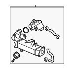 Exhaust gas cooler BMW 11 71 8 517 724