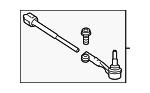 BMW 32 10 6 863 859 Tie Rod Assembly 32106863859 32106863859 BMW Tie Rod Assembly