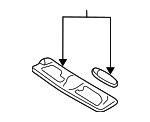 Plafond illumination BMW 63 31 6 972 605