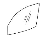 51328218365 BMW Door glass front left