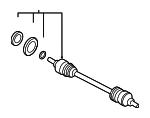 BMW 33 20 7 598 042 Drive shaft 33207598042 33207598042 BMW Drive shaft