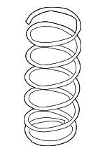 BMW 33 53 6 761 218 Rear coil spring 33536761218 33536761218 BMW Rear coil spring