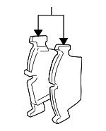Brake pad set BMW 34 10 6 859 181
