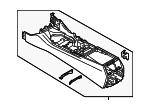 51166843411 BMW Dashboard console, medium