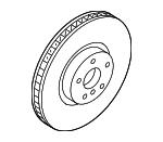 BMW 34 11 6 887 397 Brake disc 34116887397