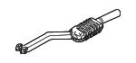 18101440362 BMW Central silencer