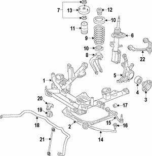 Shock absorber bump stop BMW 31 33 6 771 892
