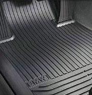 Rubber Floor Mats - Rear - Black BMW 51 47 2 346 785