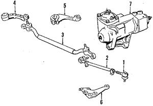 BMW 32 13 1 141 335 Steering Gear 32131141335