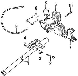 Ignition housing BMW 32 30 1 093 571