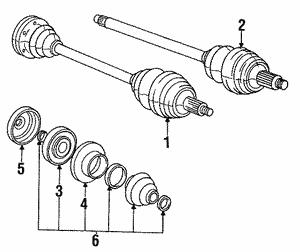 BMW 33 21 1 226 860 Drive shaft 33211226860