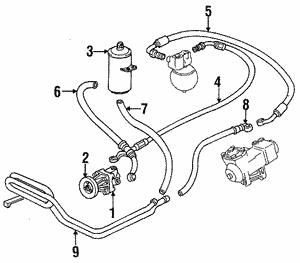 BMW 32 41 1 140 906 Hydraulic Pump, steering system 32411140906