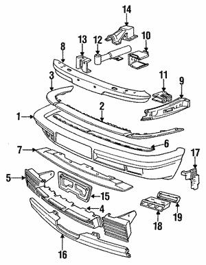 41331969820 BMW Front panel