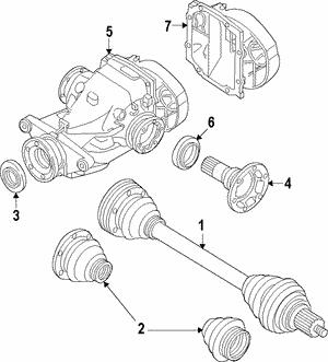 BMW 33 20 7 581 017 Axle Assembly 33207581017