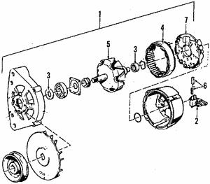 BMW 12 31 1 315 962 Alternator 12311315962