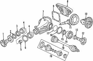 33207508135 BMW Drive shaft