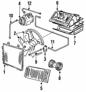 BMW 64 53 1 466 051 Dryer, air conditioner 64531466051