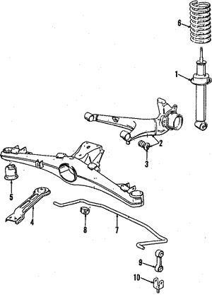 33551128391 BMW Rear stabilizer