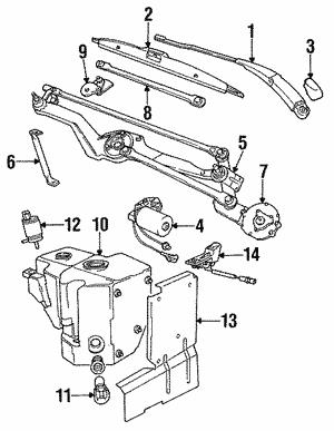 BMW 61 61 8 192 874 Wiper Blade 61618192874 61618192874 BMW Wiper Blade