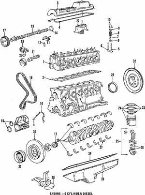 BMW 11 21 1 285 580 Bearing 11211285580