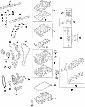 BMW 11 21 7 635 687 Main Bearings 11217635687 11217635687 BMW Main Bearings