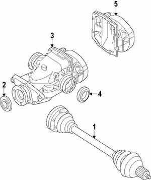 BMW 33 20 7 566 075 Axle Assembly 33207566075 33207566075 BMW Axle Assembly