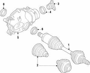 BMW 31 60 7 618 682 Axle Assembly 31607618682 31607618682 BMW Axle Assembly