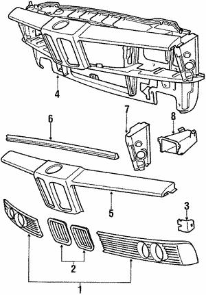 41331861476 BMW Front panel