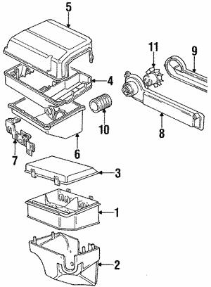 61131383271 BMW Fuse box