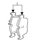 BMW 34 21 6 769 105 Brake Pad Set, disc brake 34216769105