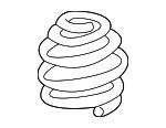 BMW 31 33 1 093 072 Front coil spring 31331093072 31331093072 BMW Front coil spring