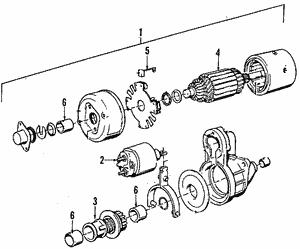 BMW 12 41 1 361 874 Starter 12411361874