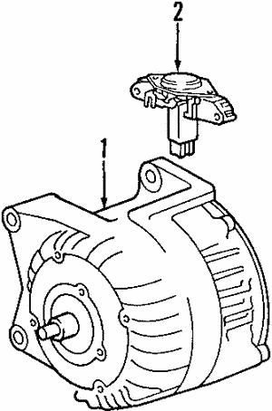 BMW 12 31 1 247 488 Alternator 12311247488