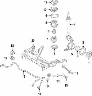 BMW 11 21 7 810 416 Bearing 11217810416