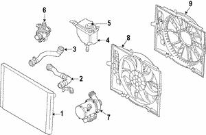 BMW 17 42 7 953 400 Fan Assembly 17427953400