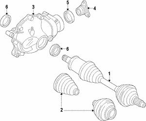 BMW 31 60 7 622 883 Axle Assembly 31607622883