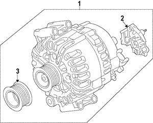 BMW 12 31 7 560 986 Alternator 12317560986